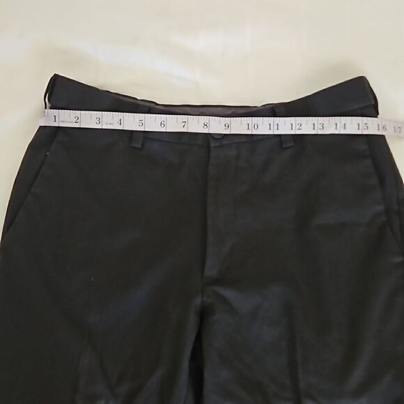 Haggar Men Casual Dress Pants 32×32 Black - Picture 5 of 16